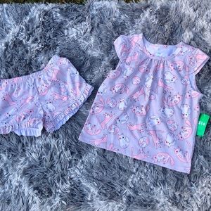 New Cat Pajamas- 2 piece set